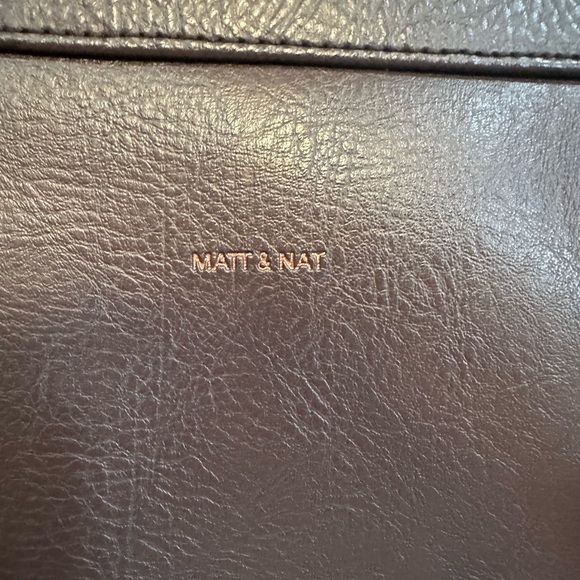 Matt & Nat Vegan Leather Brown Crossbody Purse Bag - Picture 2 of 10